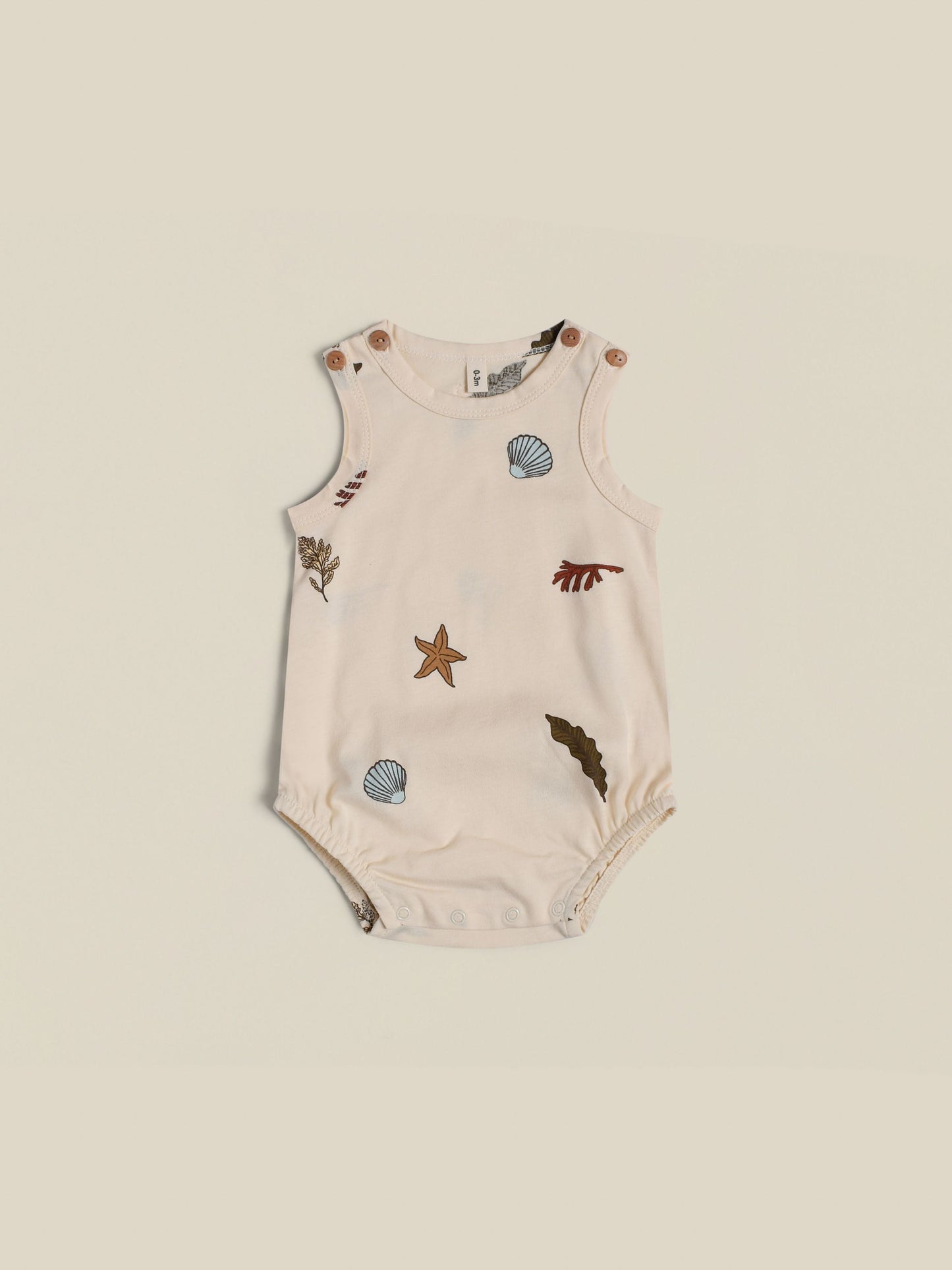 Organik™ Deniz Yosunu Kolsuz Bodysuit