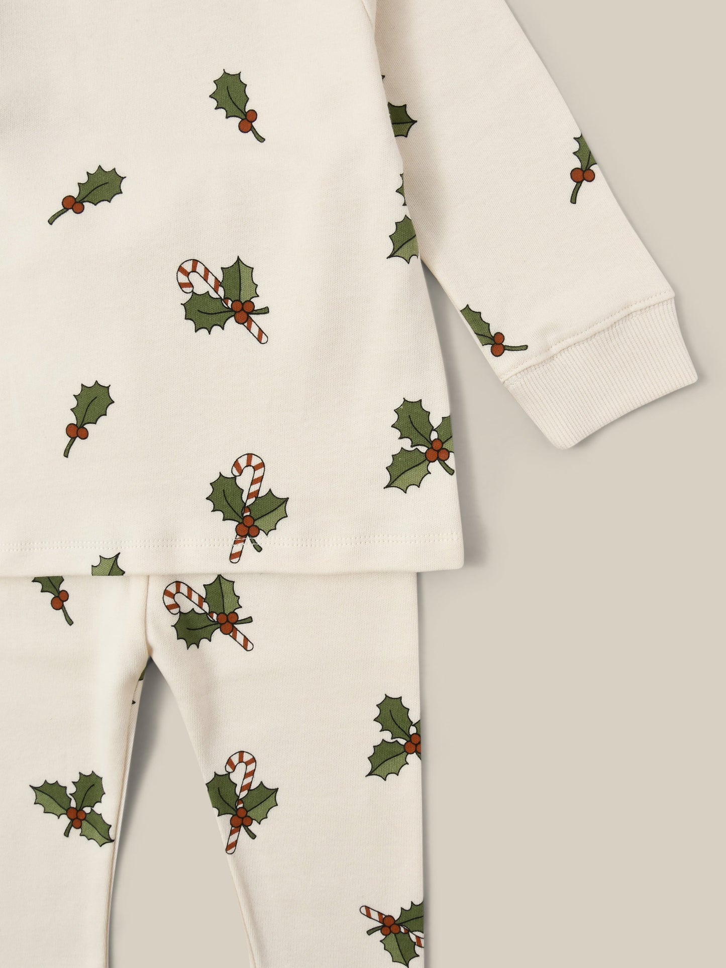 Organik™ Noel Holly İnce Pijama