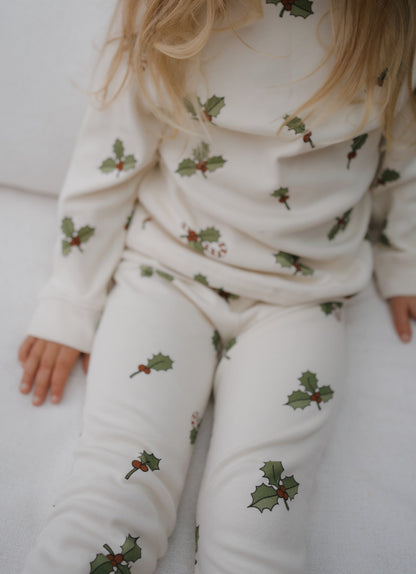 Organik™ Noel Holly İnce Pijama